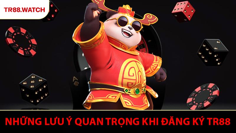 Những Lưu Ý Quan Trọng Khi Đăng Ký TR88